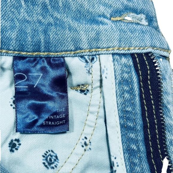 New Pilcro Anthropologie Jeans High Rise Women 27" x 28" Aztec Southwestern - Picture 7 of 8